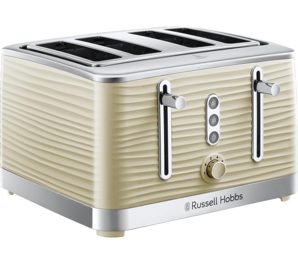 Buy Russell Hobbs Worcester 4 Slice Cream Toaster 28363