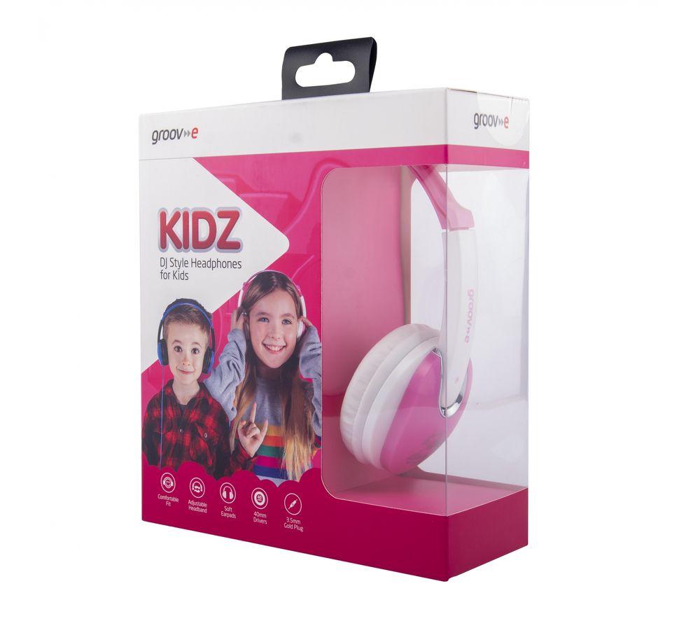 GROOV-E KIDZ GV-590-PW Kids Headphones - Pink image number 5 of 6