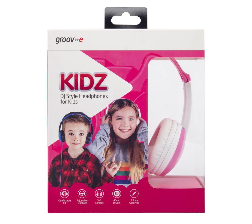 GROOV-E KIDZ GV-590-PW Kids Headphones - Pink image number 6 of 6