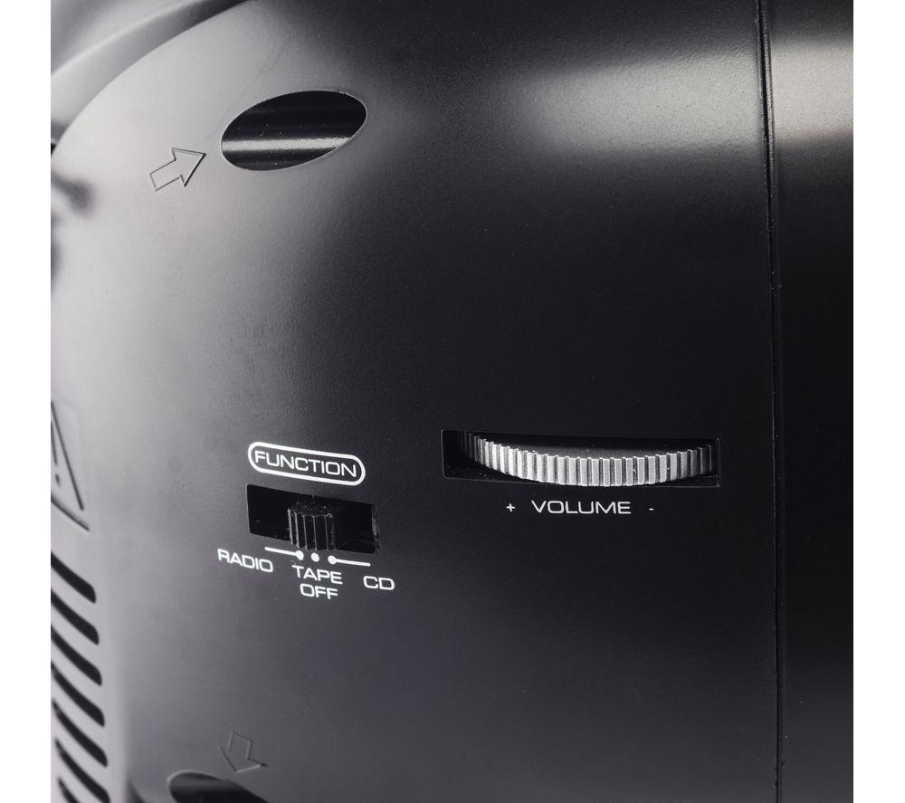 GROOV-E Retro GV-PS813 Boombox - Black image number 4 of 5