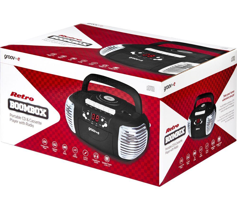 GROOV-E Retro GV-PS813 Boombox - Black image number 5 of 5