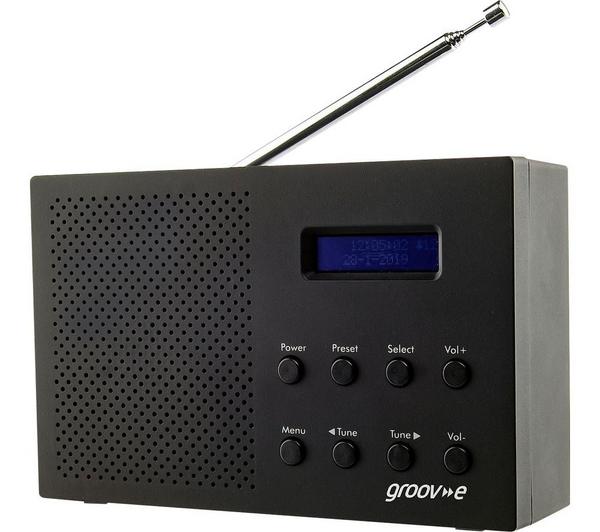 Vulcanic Cu alte cuvinte Pregătește cina  Buy GROOV-E Paris GV-DR03-BK Portable Radio - Black | Currys