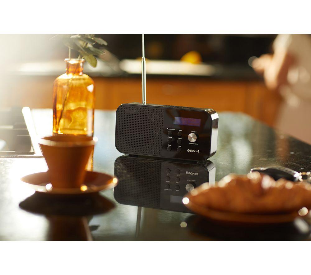 GROOV-E Venice GVDR04BK Portable Radio - Black image number 4 of 4