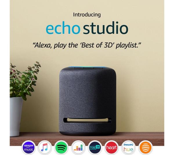 Buy  Echo Studio Smart Speaker with Alexa - Black