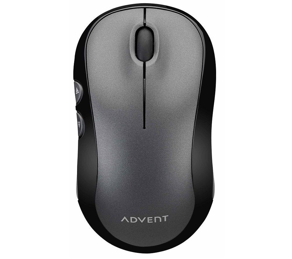 Image of ADVENT AWLMSL20 Silent Wireless Optical Mouse - Grey