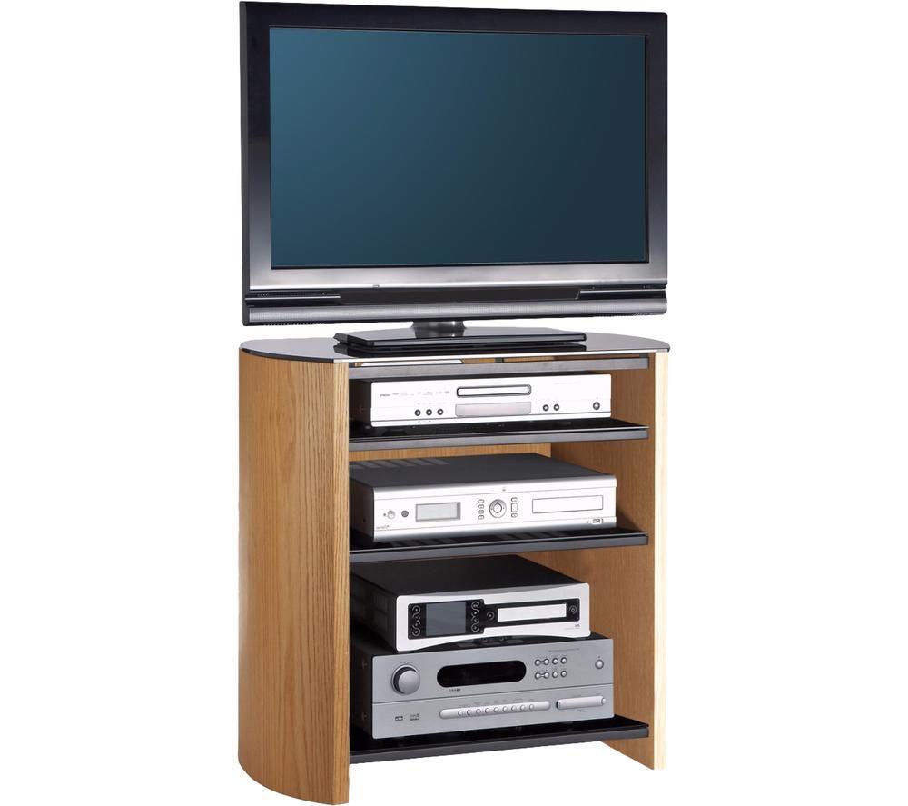 Alphason Finewoods 4 Shelf TV Stand - Light Oak