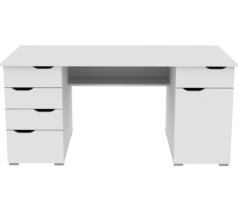 Image of ALPHASON Kentucky Desk - Gloss White