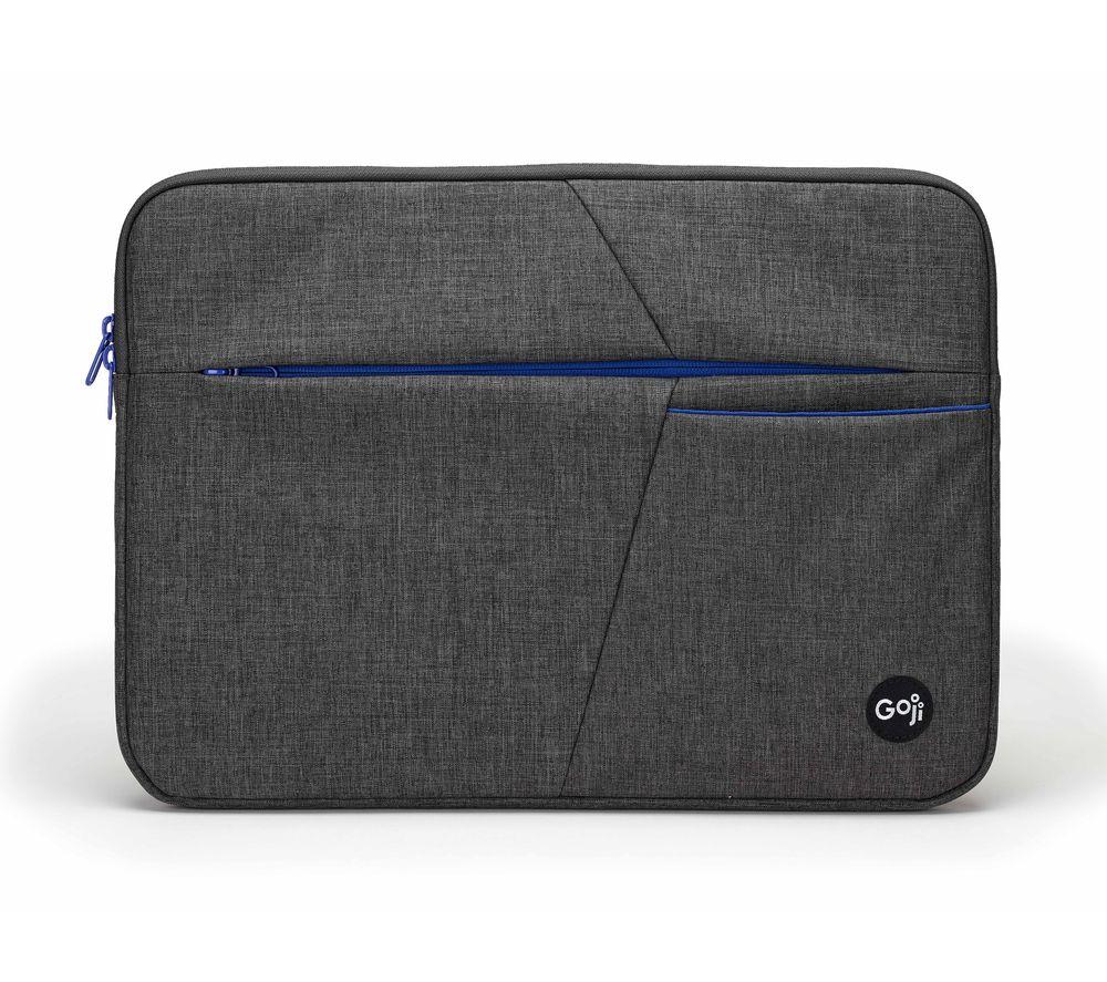 Image of GOJI G15SBLG20 15.6" Laptop Sleeve - Grey & Blue, Blue,Silver/Grey