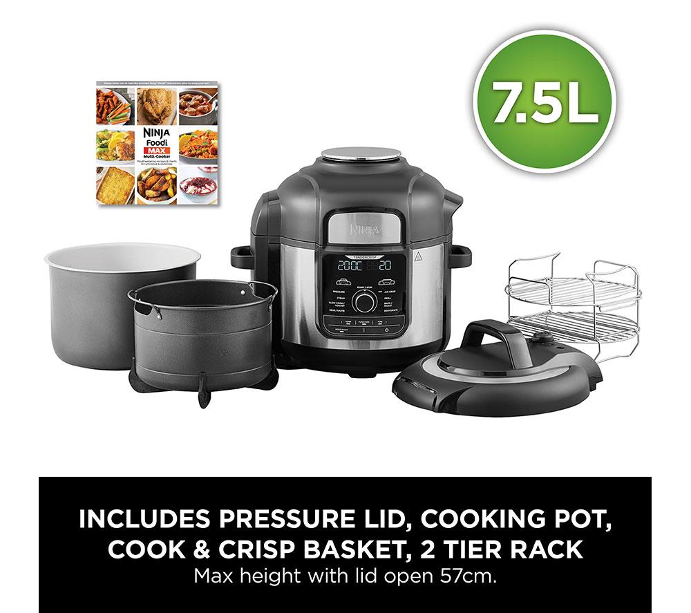 Buy NINJA Foodi Max OP500UK Multi Pressure Cooker Air Fryer Black Silver Currys