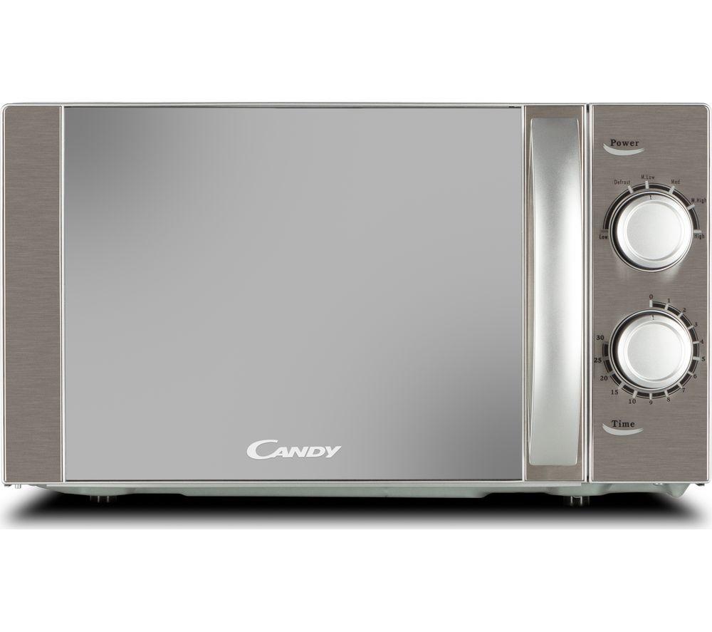 CANDY CMW20MSS-UK Compact Solo Microwave - Silver, Silver/Grey