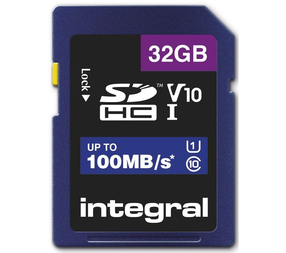 INTEGRAL V10 Class 10 SD Memory Card - 32 GB