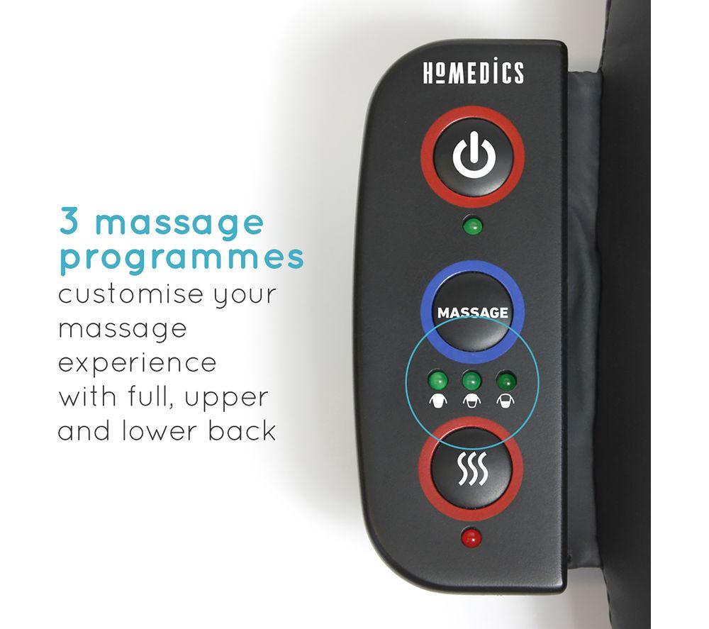 Buy Homedics Shiatsu Sbm 179h 3gb Back And Shoulder Massage Seat Currys