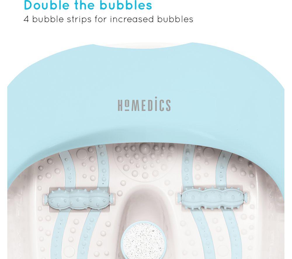 HOMEDICS FS-100-GB Luxury Foot Spa - Blue & White image number 3 of 6