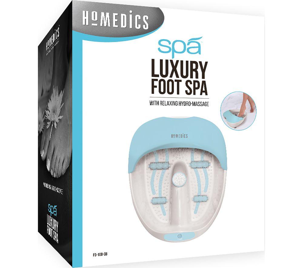 HOMEDICS FS-100-GB Luxury Foot Spa - Blue & White image number 5 of 6