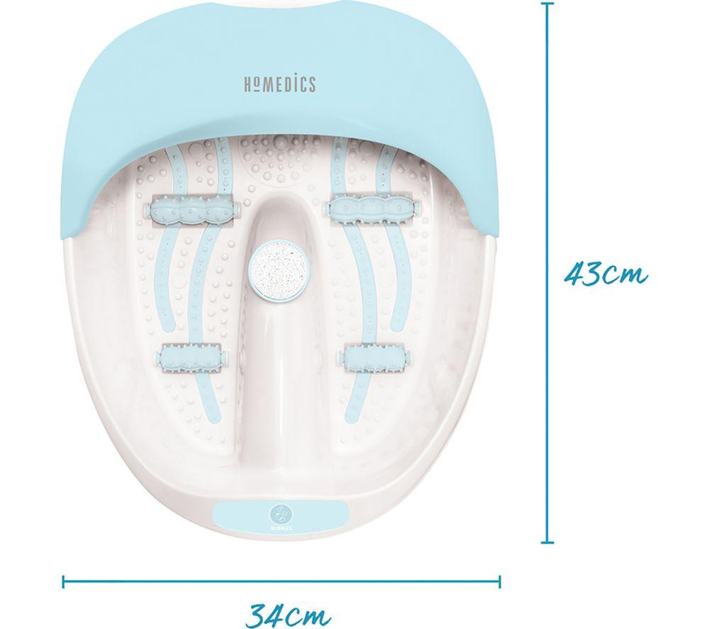 HOMEDICS FS-100-GB Luxury Foot Spa - Blue & White image number 6 of 6