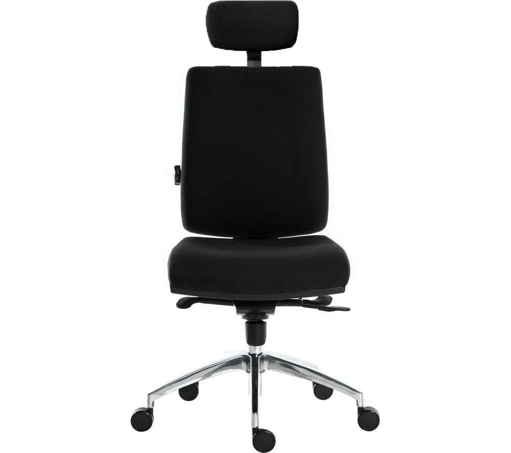 Teknik Ergo Plus Premier Hr Fabric Operator Chair - Black