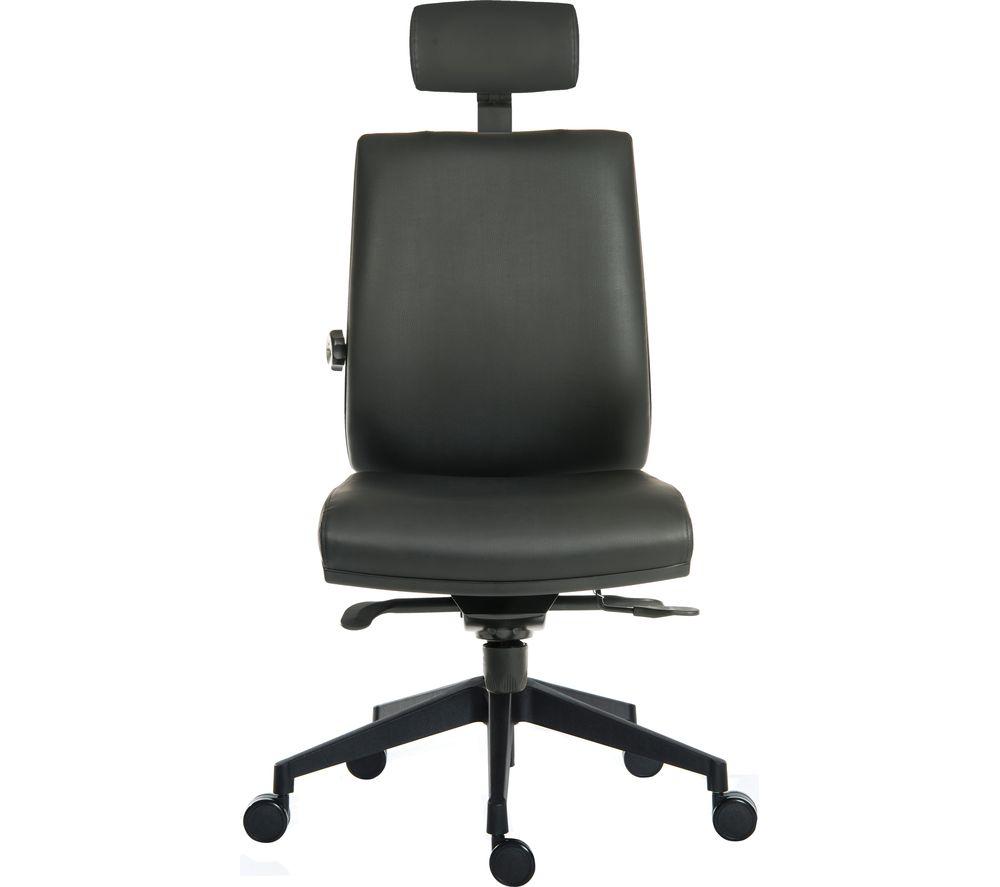 TEKNIK Ergo Plus Ultra HR Faux-Leather Operator Chair - Leather Look image number 2 of 4