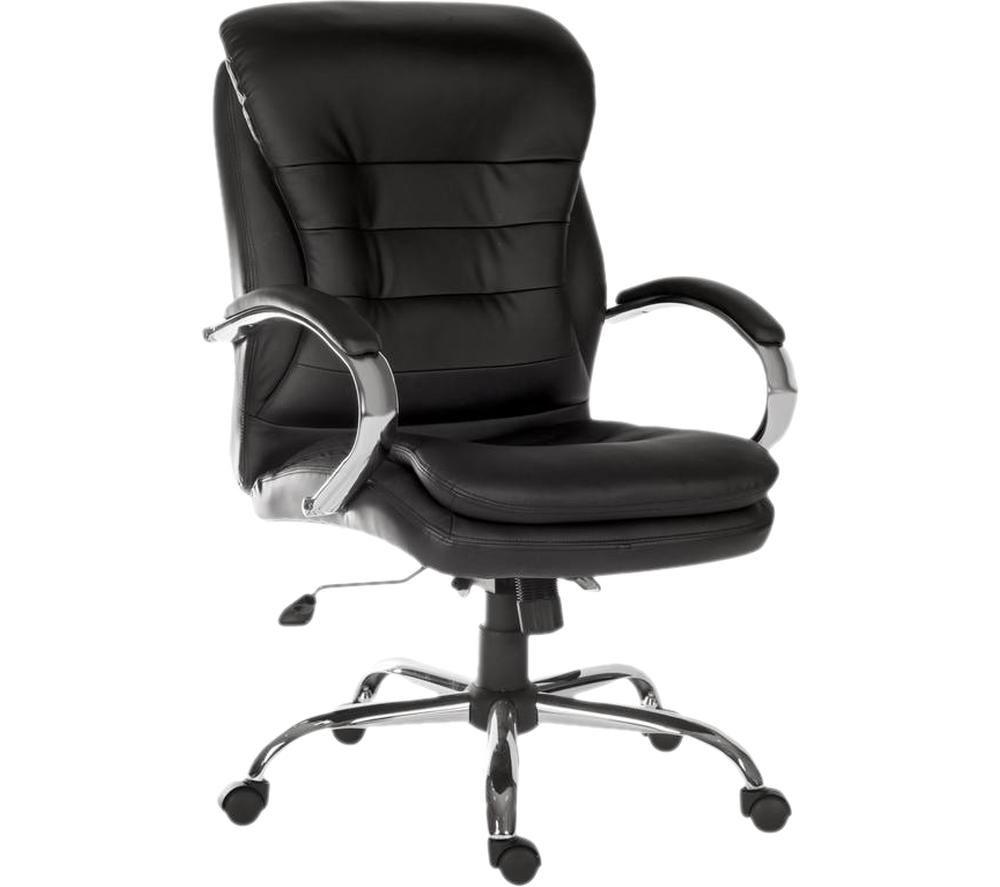 TEKNIK Goliath Light 6957 Bonded Leather Reclining Executive Office Chair - Black