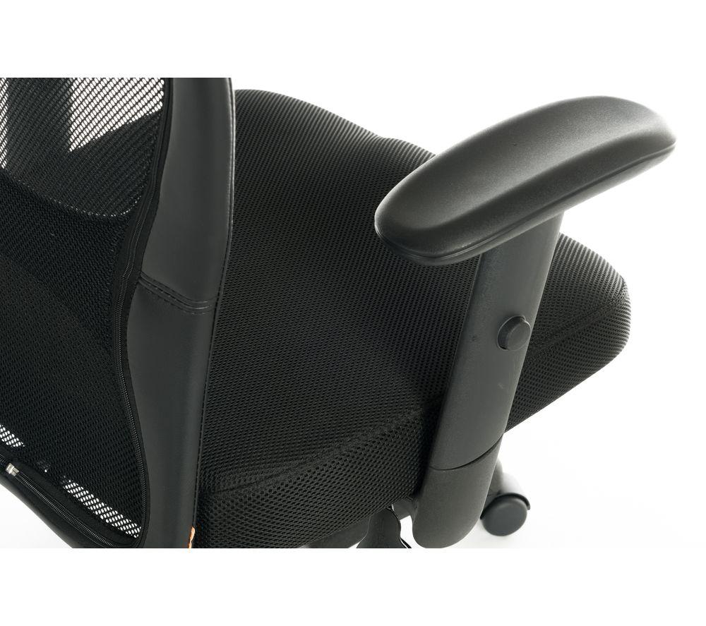 TEKNIK Mistral 2 Mesh Fabric Tilting Executive Chair - Black image number 8 of 12