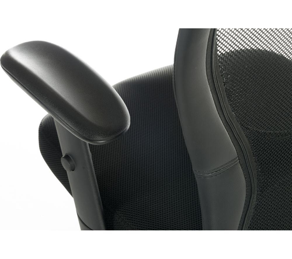 TEKNIK Mistral 2 Mesh Fabric Tilting Executive Chair - Black image number 9 of 12