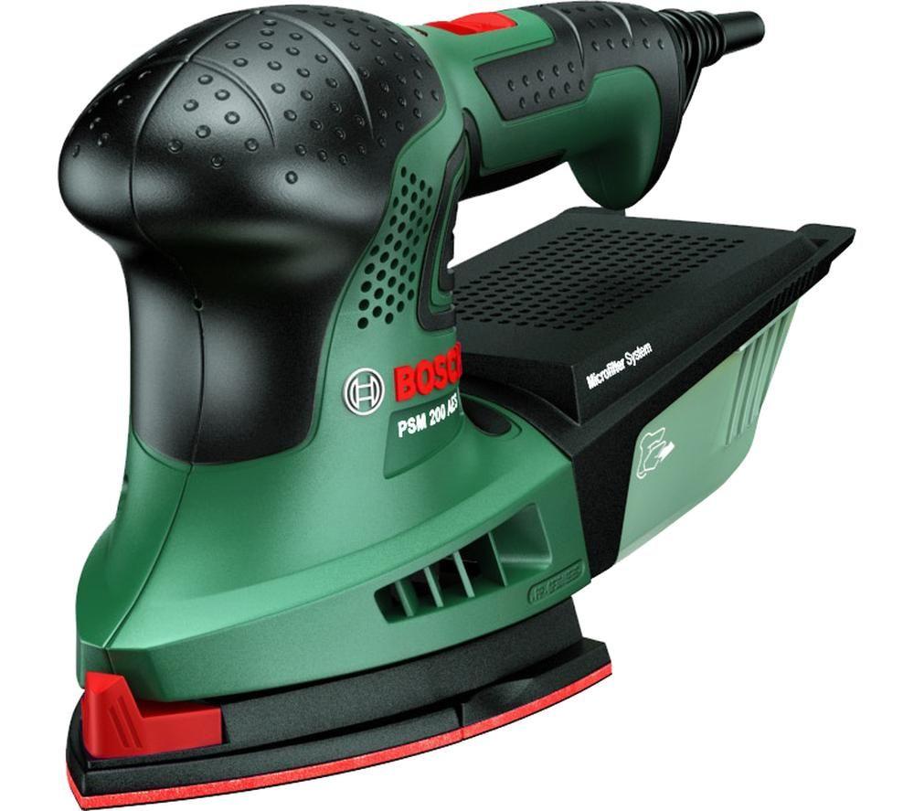 BOSCH PSM 200 AES Multi Sander - Green & Black image number 3 of 10