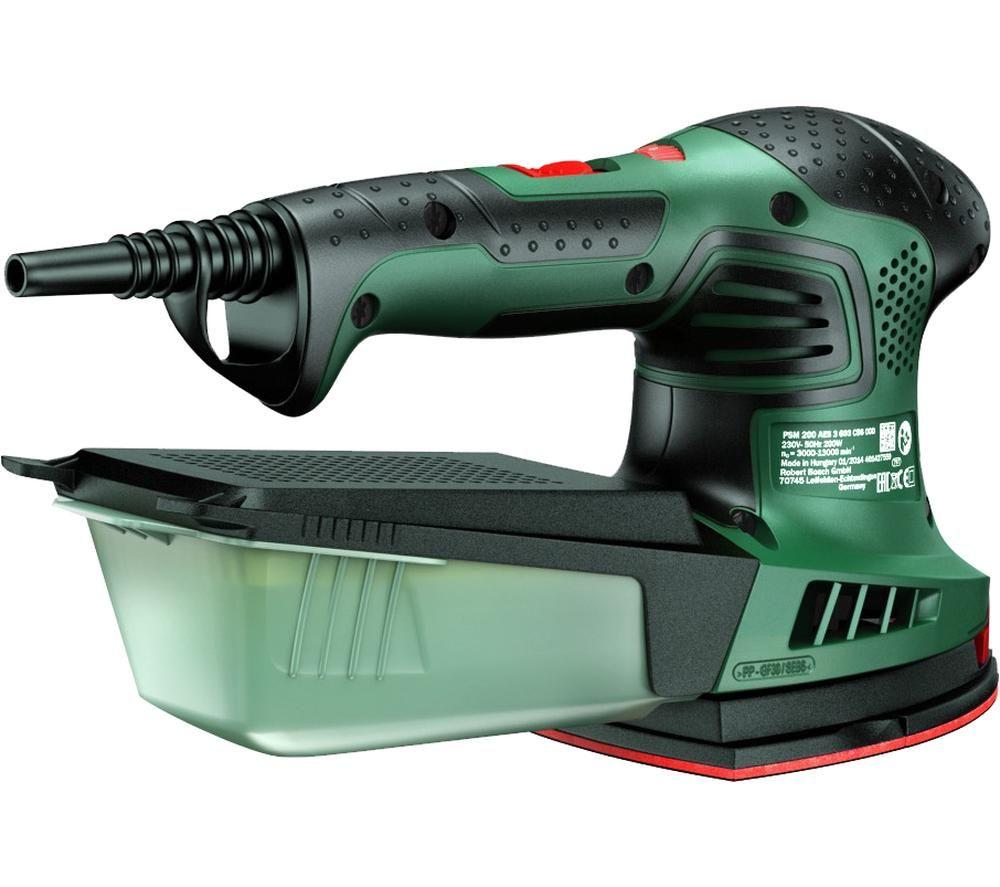 BOSCH PSM 200 AES Multi Sander - Green & Black image number 5 of 10