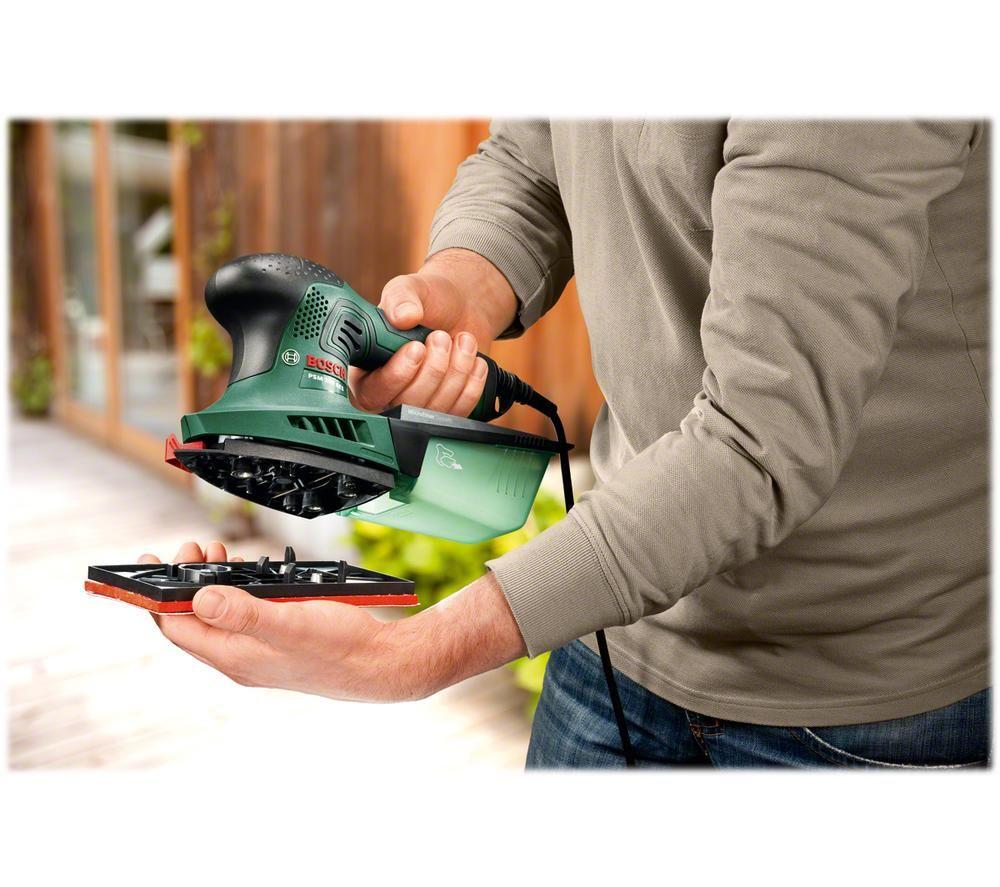 BOSCH PSM 200 AES Multi Sander - Green & Black image number 7 of 10