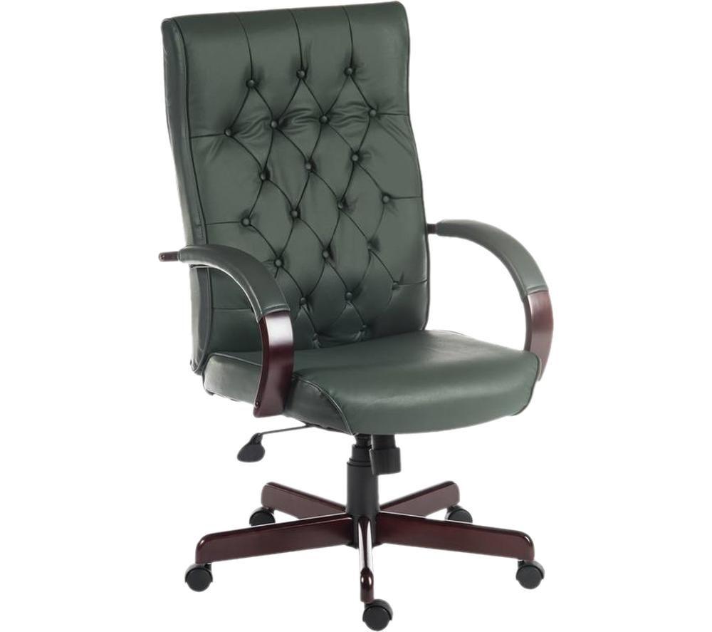 TEKNIK Warwick Bonded-leather Tilting Executive Chair - Green