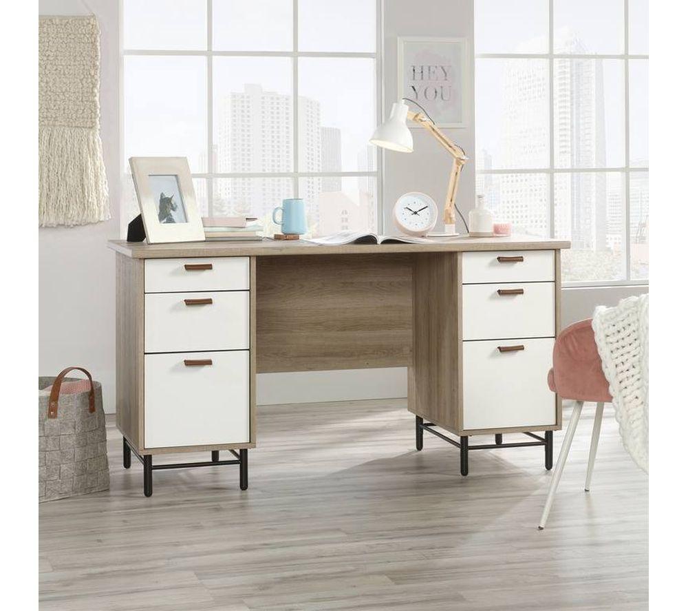 TEKNIK Avon Desk - Sky Oak image number 2 of 9