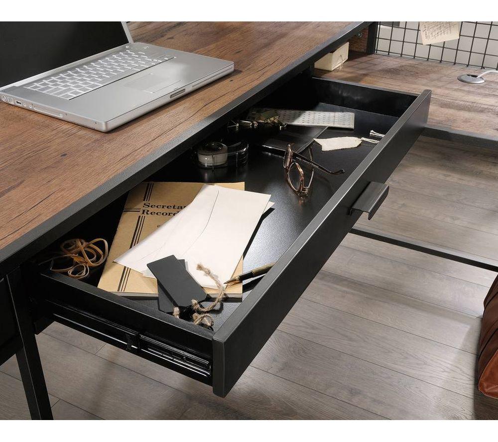 TEKNIK Boulevard Cafe L-Shaped Desk - Vintage Oak