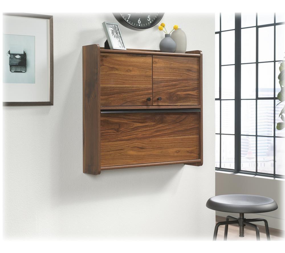 TEKNIK Hampstead Park Wall-Mounted Work Centre - Grand Walnut