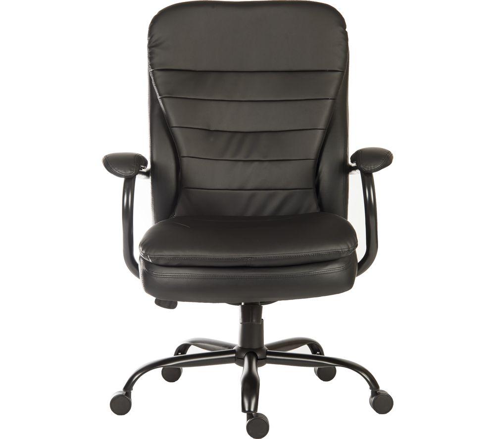 Teknik Goliath B991 Bonded Leather Reclining Executive Office Chair - Black