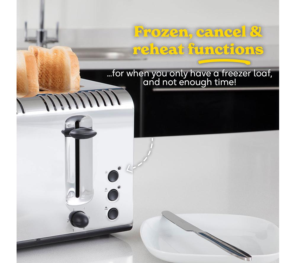 RUSSELL HOBBS Buckingham 20750 4-Slice Toaster - Stainless Steel image number 2 of 6