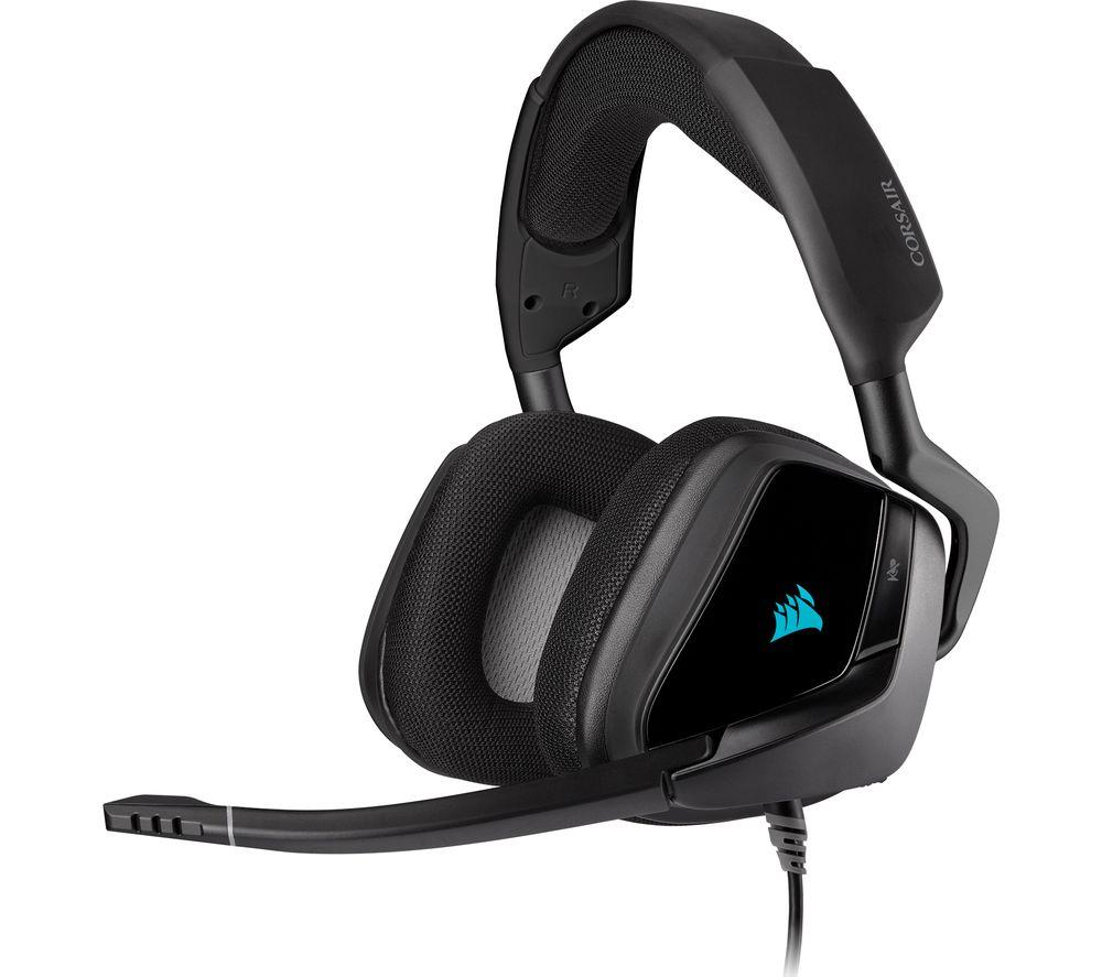 Image of CORSAIR Void RGB Elite 7.1 Gaming Headset - Carbon Grey, Black