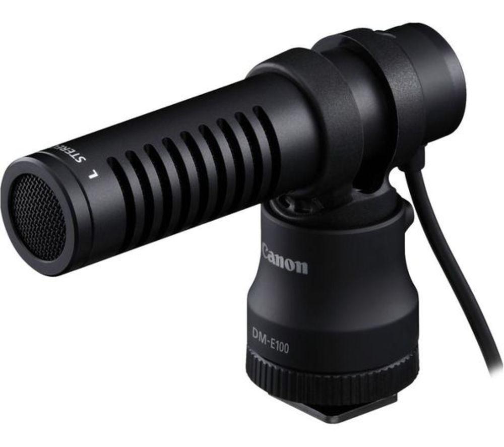 Image of CANON DM-E100 Stereo Microphone, Black