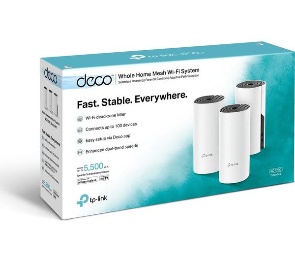 TP-LINK Deco M4 Whole Home WiFi System - Triple Pack image number 3