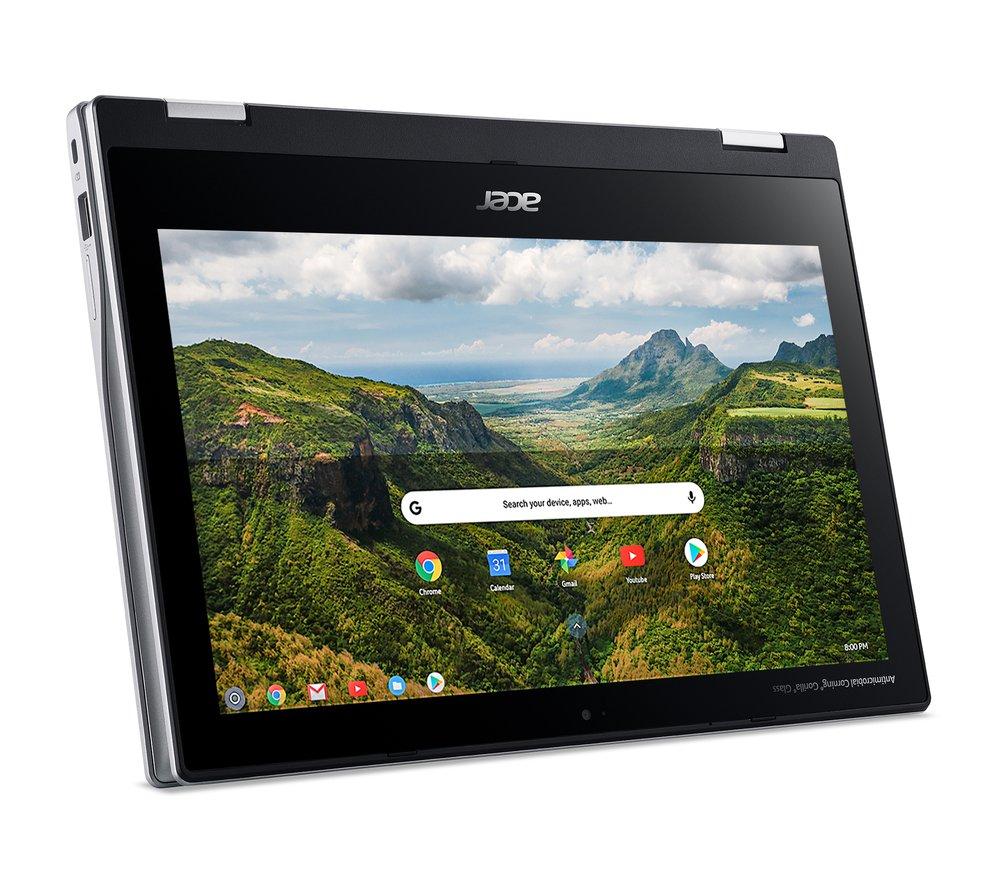 Image of ACER Spin 311 11.6 2 in 1 Chromebook - Intel®Celeron, 64 GB eMMC, Silver, Silver/Grey