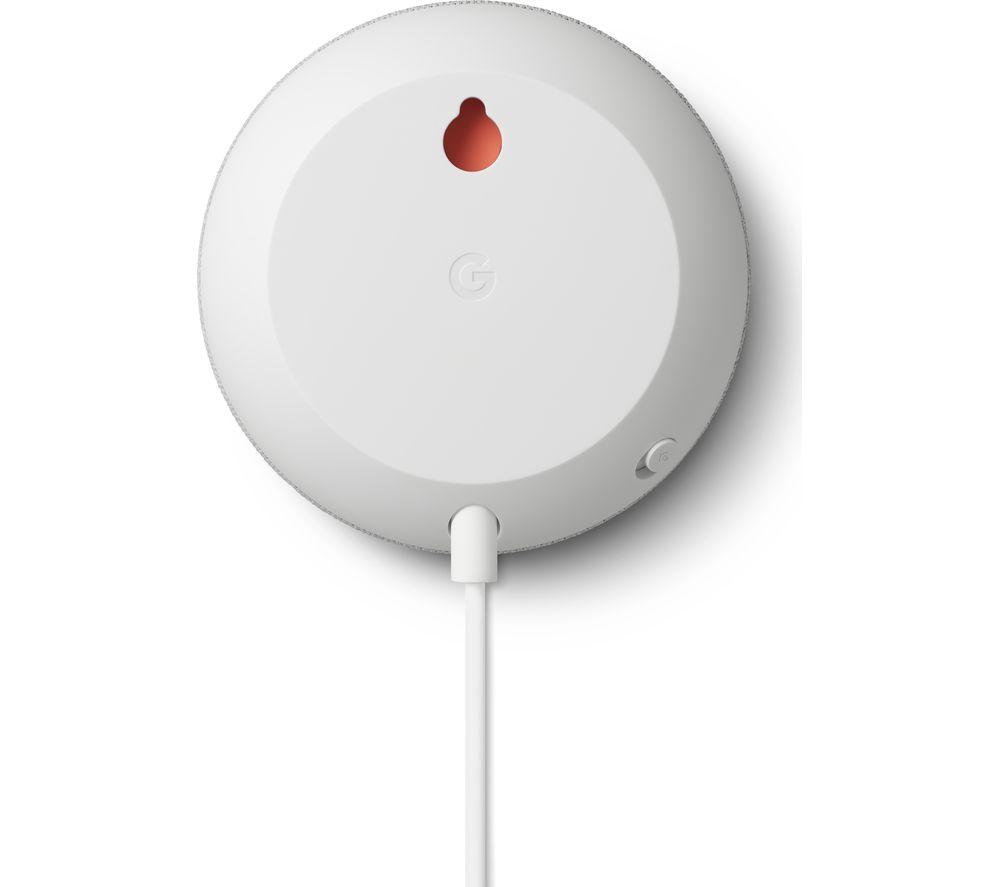 GOOGLE Smart Clock with Google Assistant & Chalk Google Nest Mini (2nd Gen) Bundle image number 4 of 11