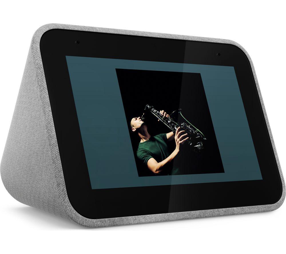 GOOGLE Smart Clock with Google Assistant & Chalk Google Nest Mini (2nd Gen) Bundle image number 11 of 11
