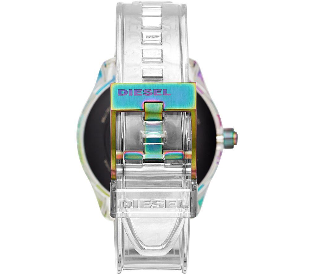 DIESEL Fadelite DZT2021 Smart Watch with Google Assistant - Transparent, Plastic Strap, 43 mm - image 2
