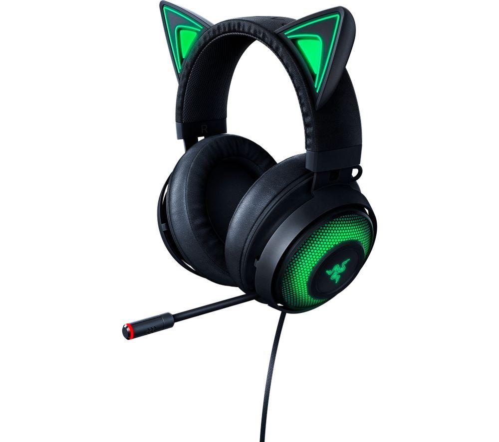 Image of RAZER Kraken Kitty Edition 7.1 Gaming Headset - Black, Green,Black