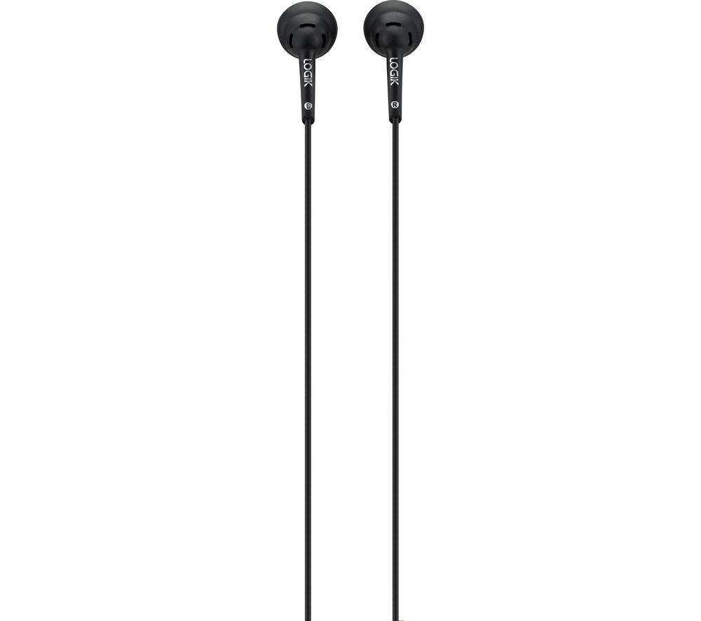 LOGIK Gelly LGELBLK21 Headphones - Black - image 4