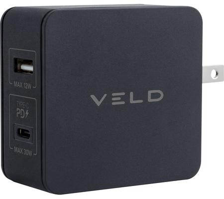 VE1: VELD VT42FB Super-Fast 2-port USB Travel Charger