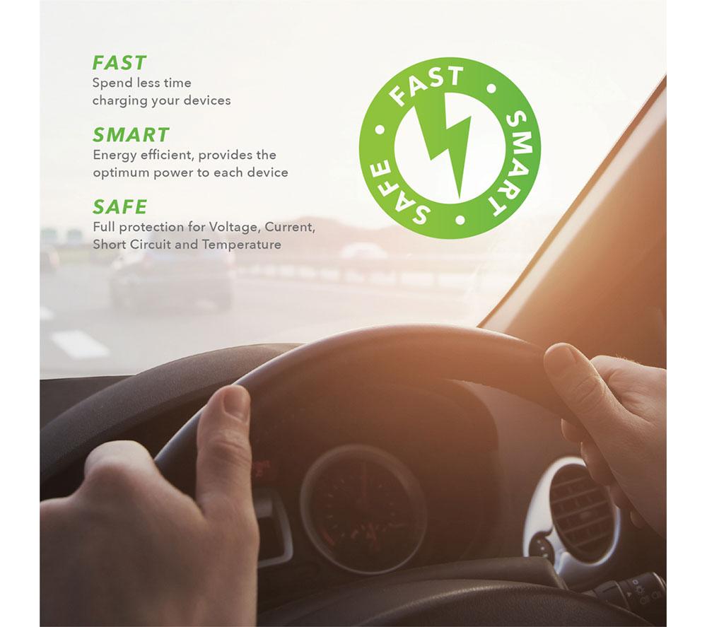 VELD VC30CB Super Fast 2-Port 30 W Car Charger image number 6 of 7