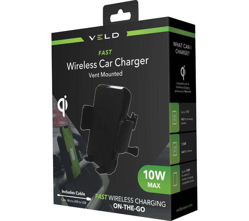 VELD VWC10ZB 10 W Qi Wireless Car Charging Pad image number 7 of 8