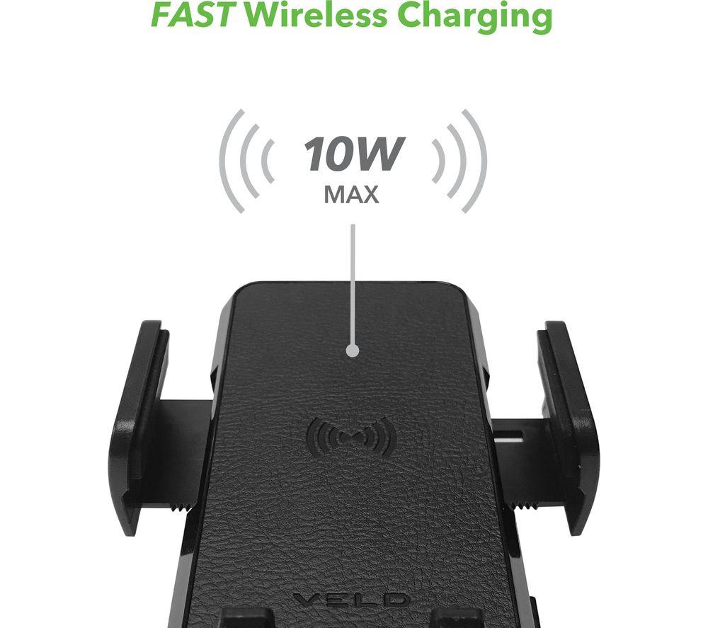 VELD VWC10ZB 10 W Qi Wireless Car Charging Pad image number 8 of 8