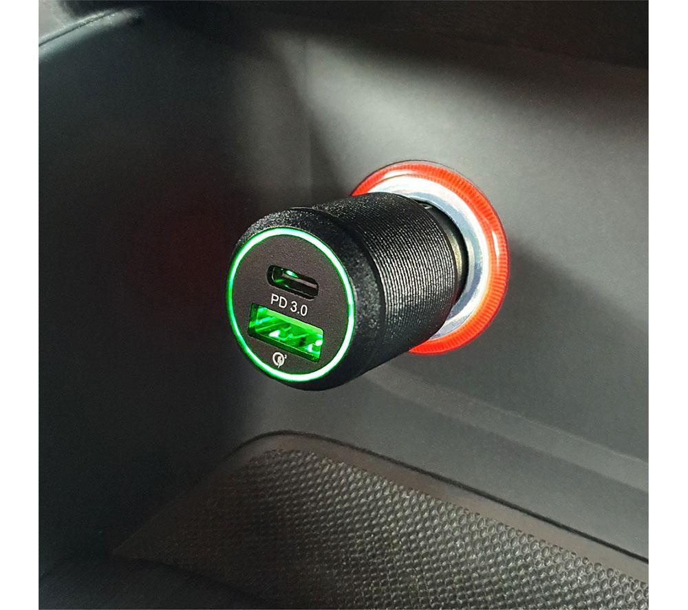 VELD VC48DG Super Fast 48 W 2-Port USB Car Charger image number 4 of 9