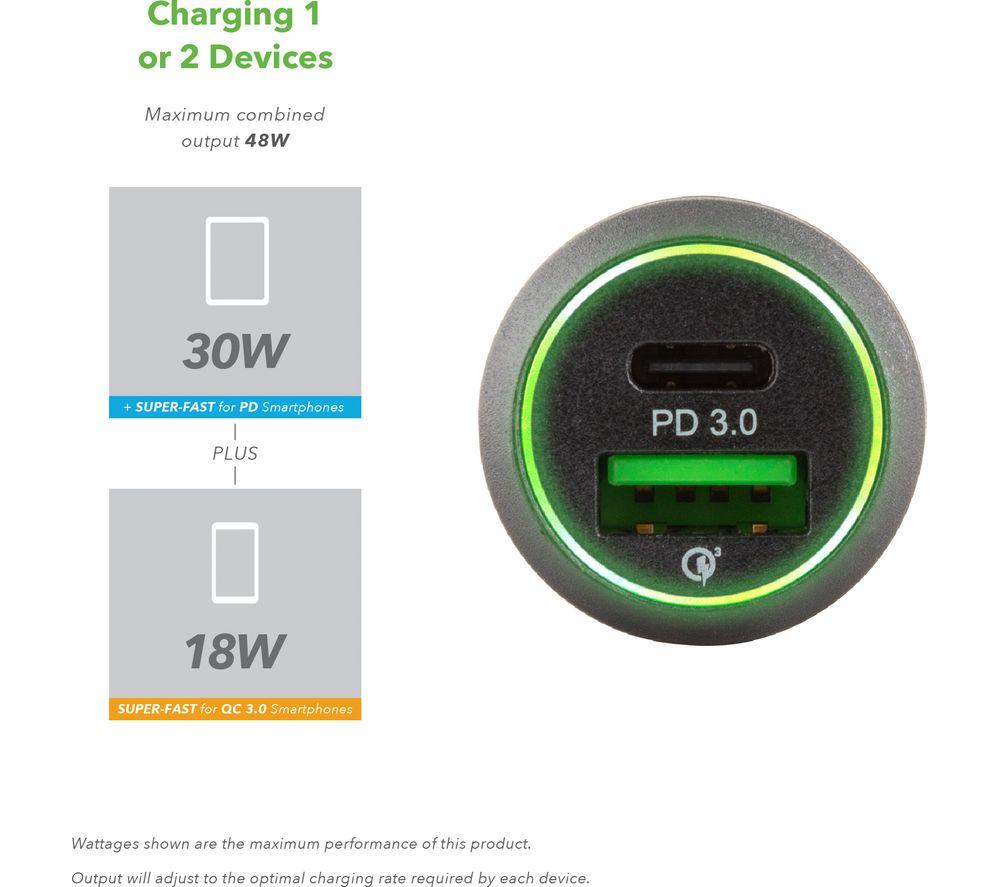 VELD VC48DG Super Fast 48 W 2-Port USB Car Charger image number 9 of 9