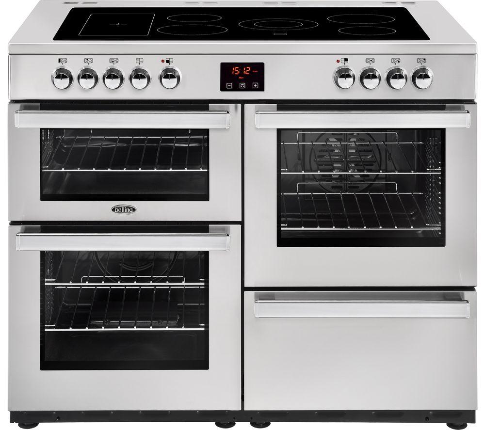 BELLING Cookcentre 110E Electric Ceramic Range Cooker - Stainless Steel, Stainless Steel