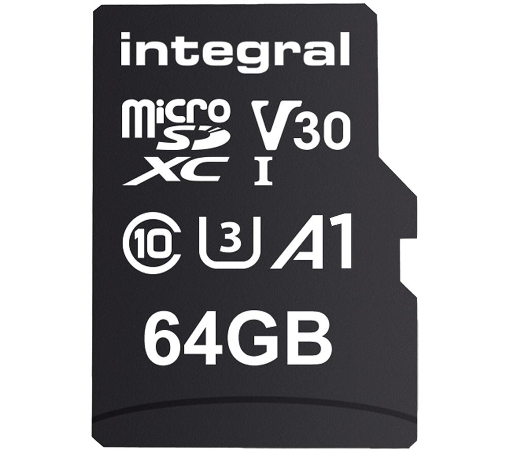 INTEGRAL V30 Class 10 microSD Memory Card - 64 GB image number 2 of 2